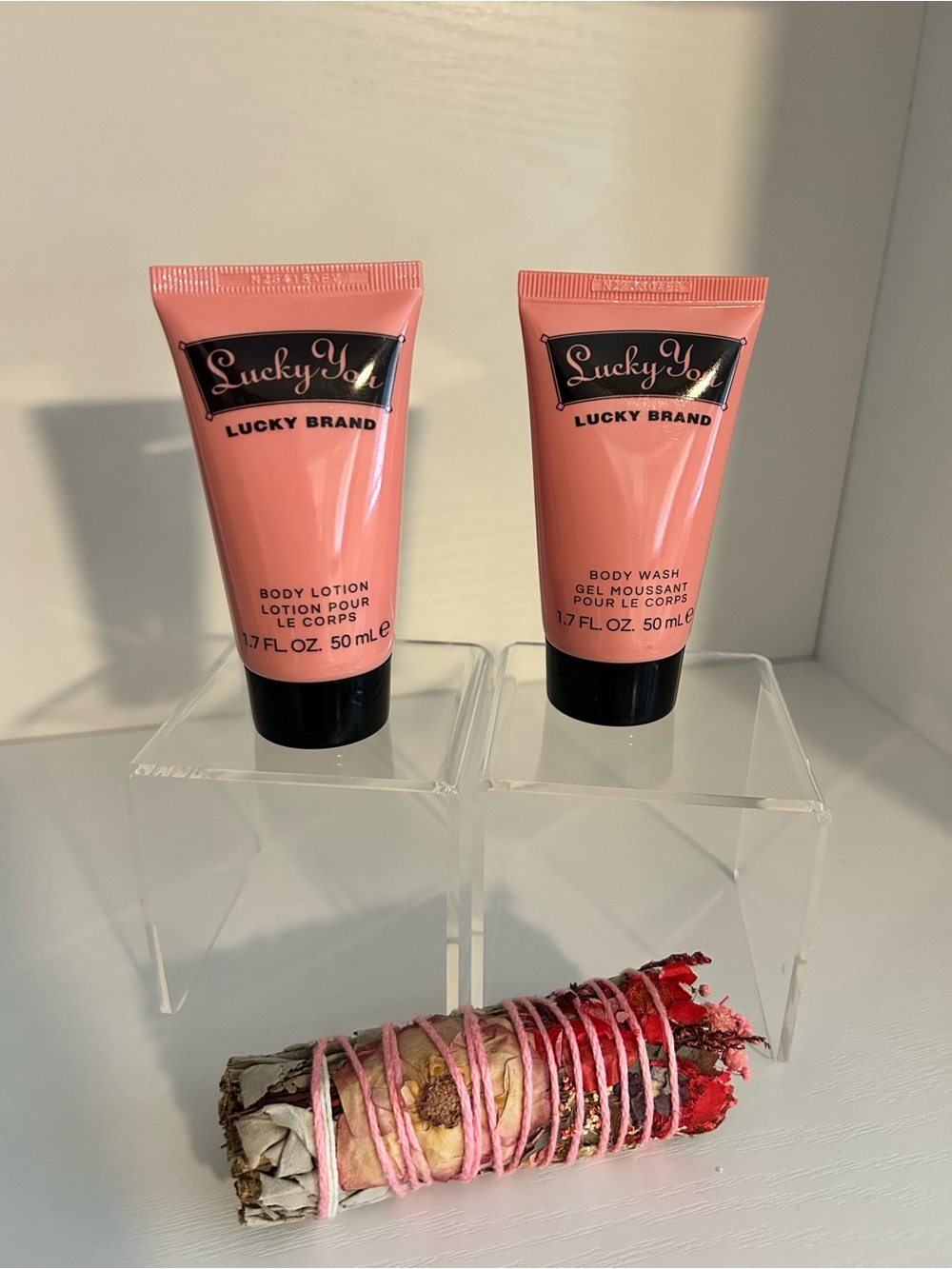 Lucky Brand body wash & lotion set (1.7 fl oz each)